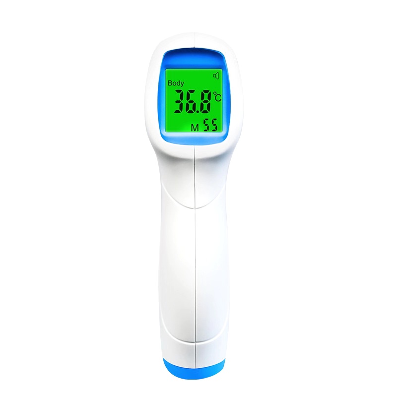 Termómetro digital infrarrojo para bebés LCD Tipo de pistola sin contacto IR Frente Tester de temperatura de la superficie corporal